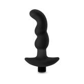 Anal Adventures Platinum - Silicone Vibrating Prostate Massager 03 - Black